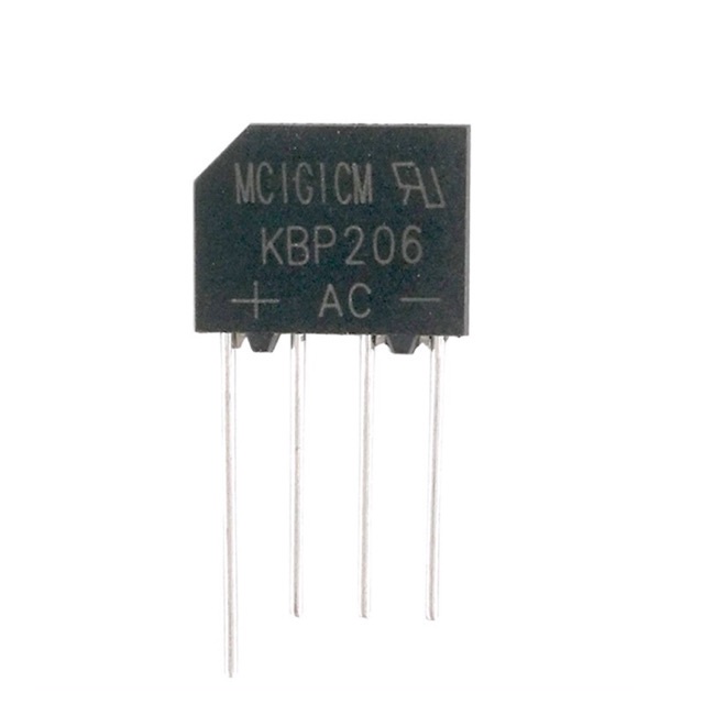 Diode Cầu 2A 600V KBP206 Vuông