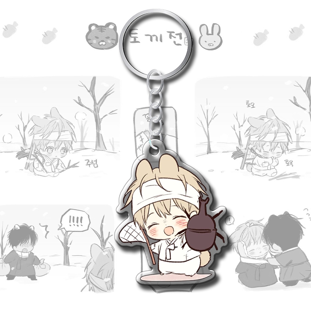 Móc khóa No Love Zone chibi ngoại truyện cute dễ thương phụ kiện shop HM Decor