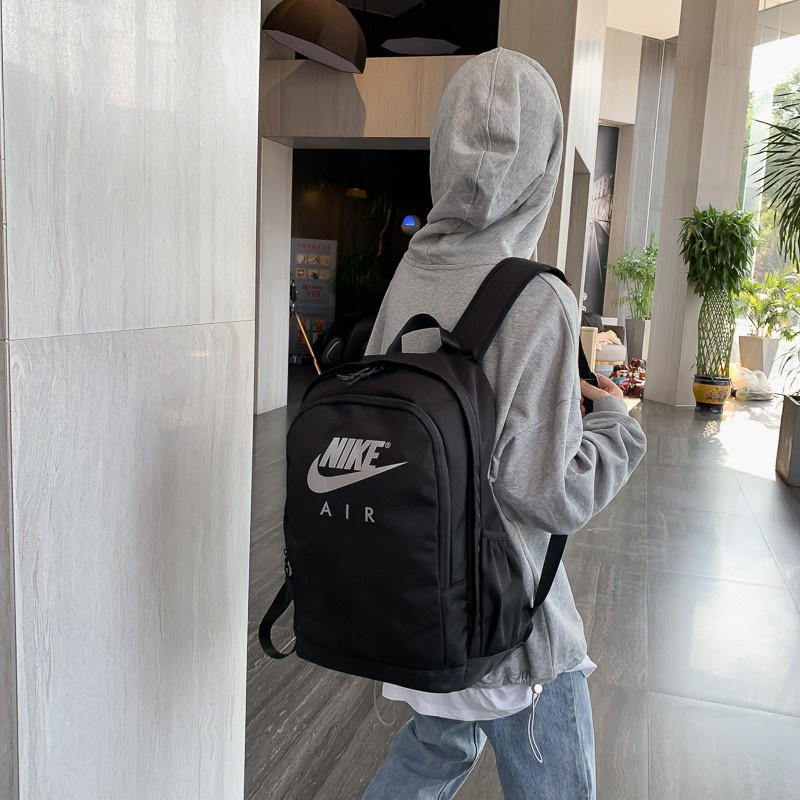Ba Lô Học Sinh Họa tiết Logo NIKE Thời Trang Hàn Cho Nam Nữ Copmt01