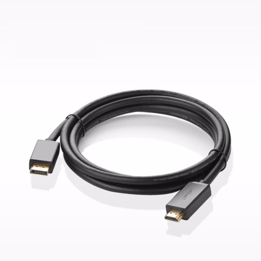 Dây cáp DisplayPort sang HDMI hỗ trợ phân giải 1920x1200 UGREEN DP101 - Hàng Chính Hãng