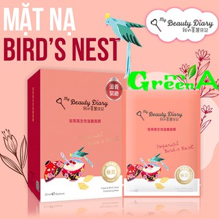 [1 HỘP 8 MIẾNG BẢN ĐÀI] Mặt nạ My Beauty Diary Tổ Yến Đỏ Imperial Bird’s Nest