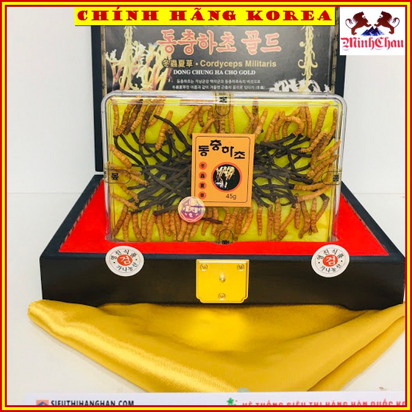 Đông trùng hạ thảo nguyên con hàn quốc, hộp 45gr, minhchau