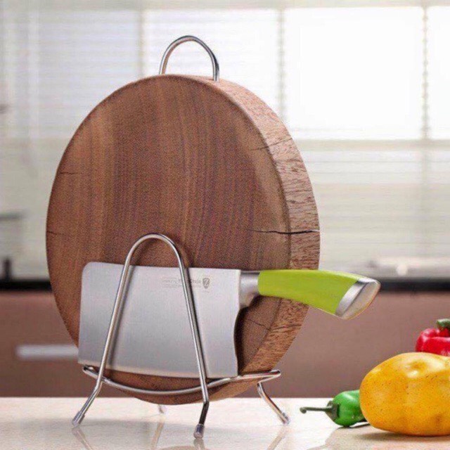 Giá để dao thớt bằng inox  tiện dụng bền đẹp chắc chắn