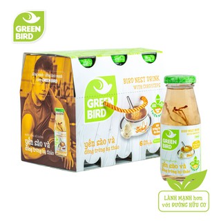 Lốc Yến Sào Và Đông Trùng Hạ Thảo/ Hạt Chia - NUTRINEST - 6 chai x 185ml
