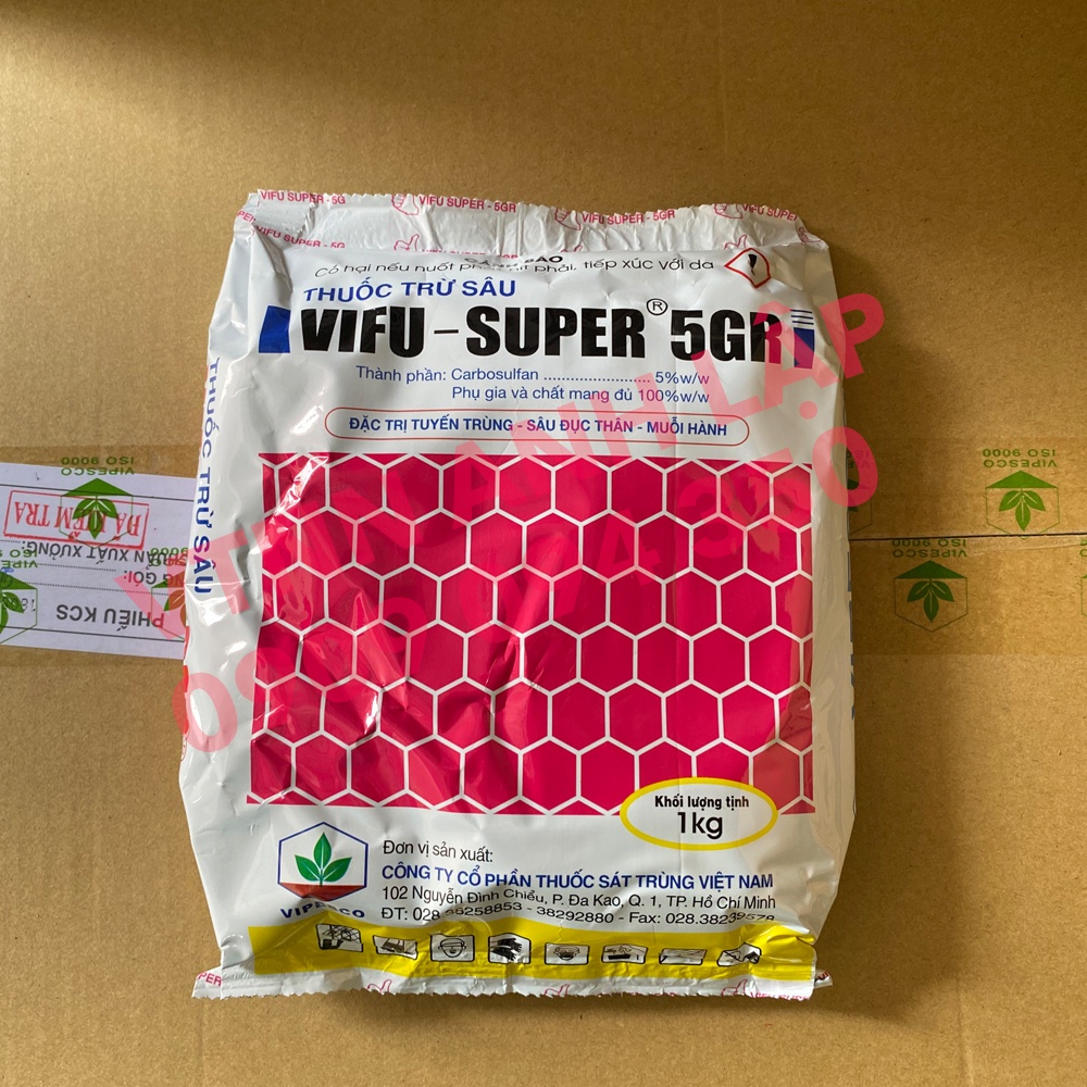 VIFU SUPER 5GR diệt tuyến trùng - sâu đục thân- muỗi hành
