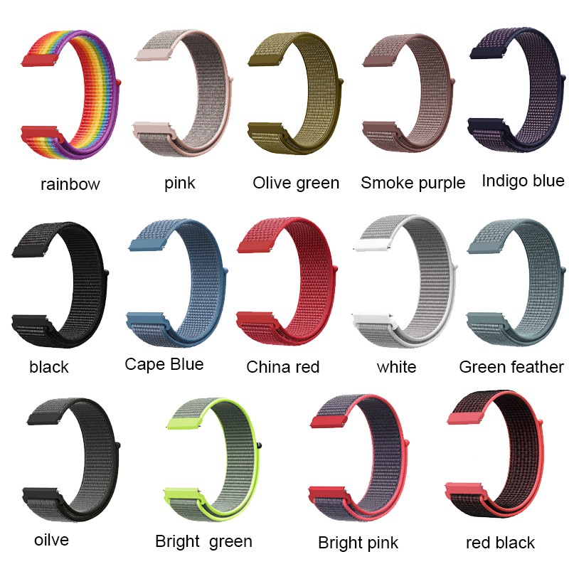 Dây Đeo Nylon Cho Đồng Hồ Thông Minh Samsung Galaxy Watch 4 44mm 40mm Classic 46mm 42mm