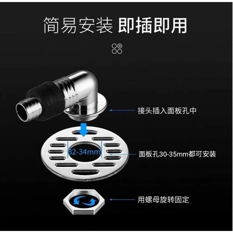 Nắp Ống Xả Máy Giặt Ngăn Mùi