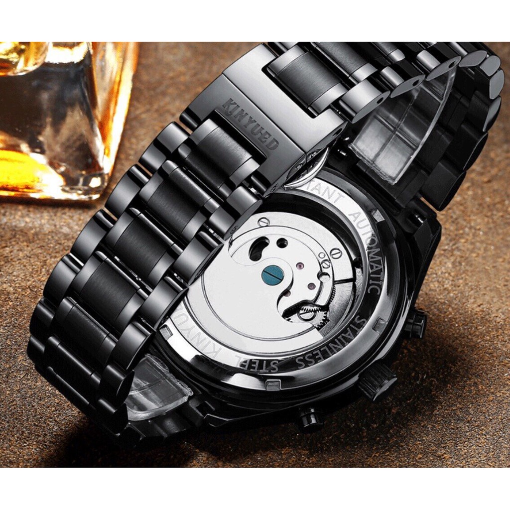 Đồng Hồ Kinyued Nam Máy Chạy Cơ Chính Hãng Full Box Dây Thép | BigBuy360 - bigbuy360.vn