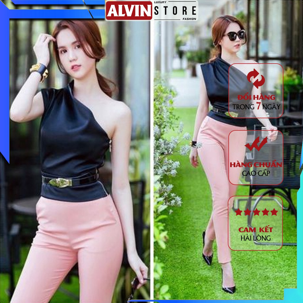 [Hàng Cao Cấp - Chuẩn Đẹp] Set Rời Áo Quần Ngọc Trinh Kiểu Áo Lệch Vai Và Quần Ống Ôm Xinh Xắn