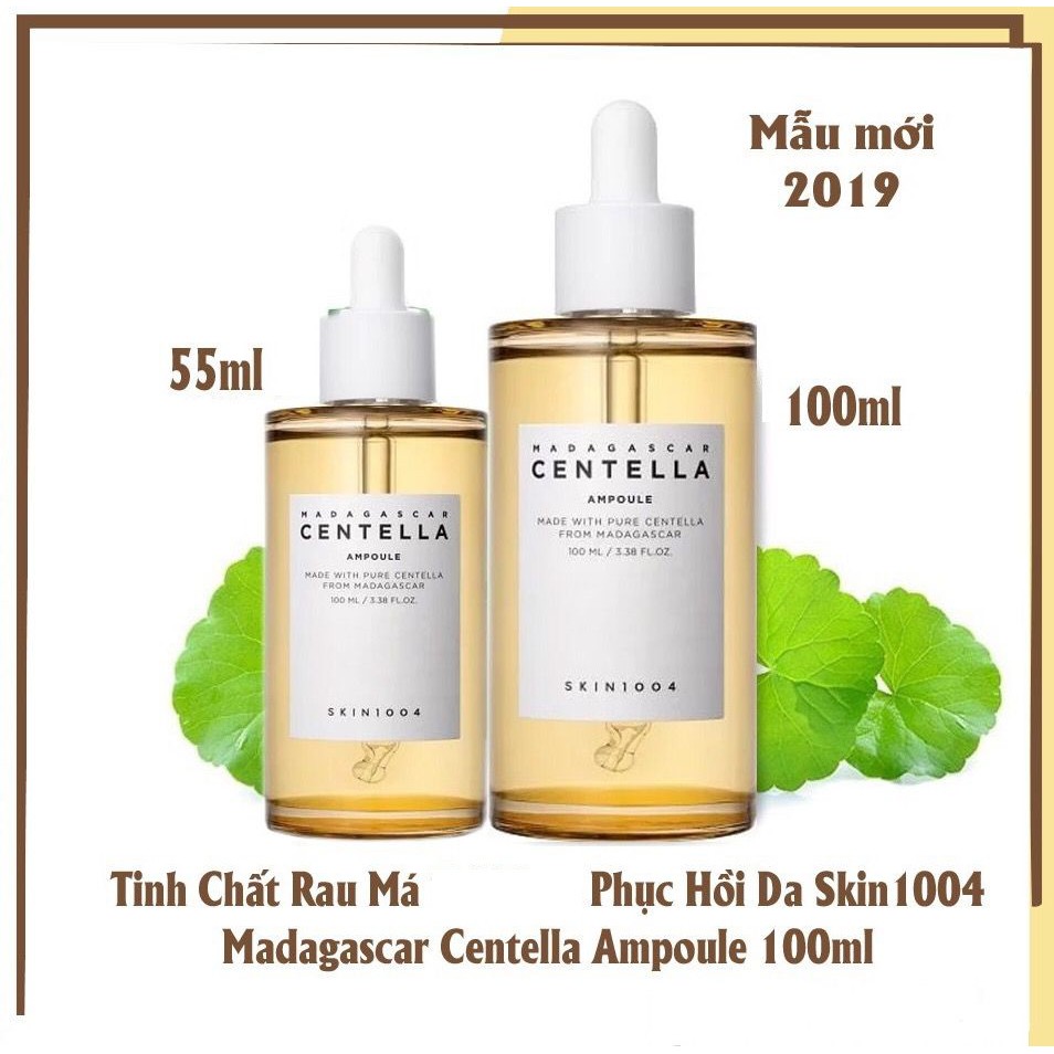 Serum Centella Skin1004 MOON21 Madagascar Centella Ampoule 100ml tinh chất rau má dưỡng ẩm ngừa mụn phục hồi da nhạy cảm
