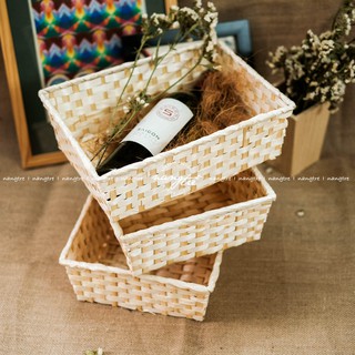 Khay quà tết - Khay tre gói quà