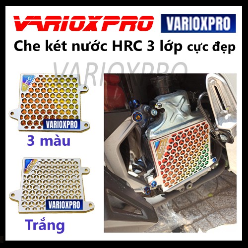 Che Két Nước HRC cho Xe Vario / AB / Click Thái dày 2 lớp - 7 màu / Trắng