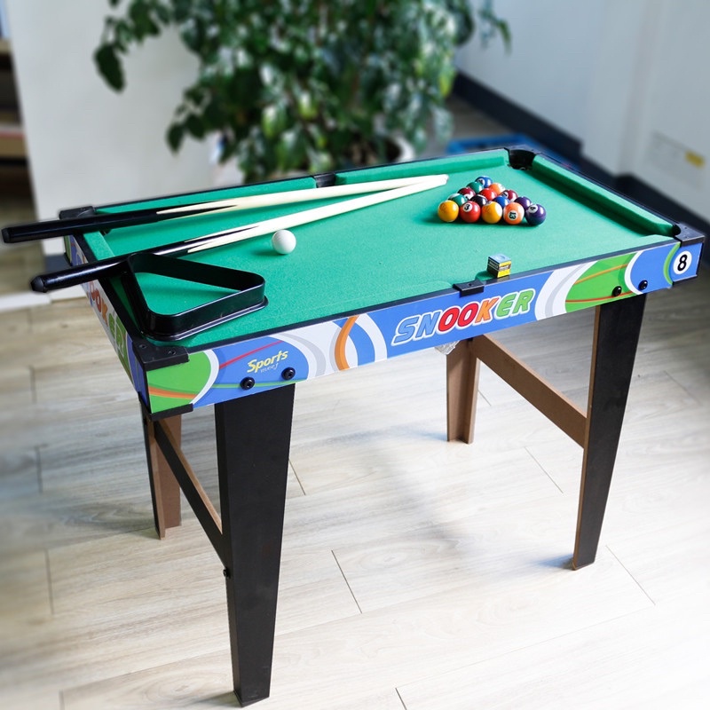 Bàn bida bằng gỗ chân cao dài 80cm, bi da mẫu mã độc, bi-a