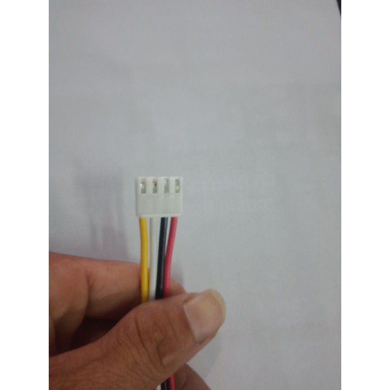 2 dây Jack cắm nguồn mạch công suất loại dây 1.0 đồng 4 pin
