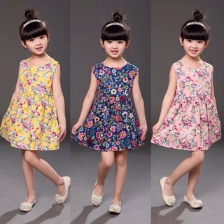 Sỉ ri váy hoa cộc tay