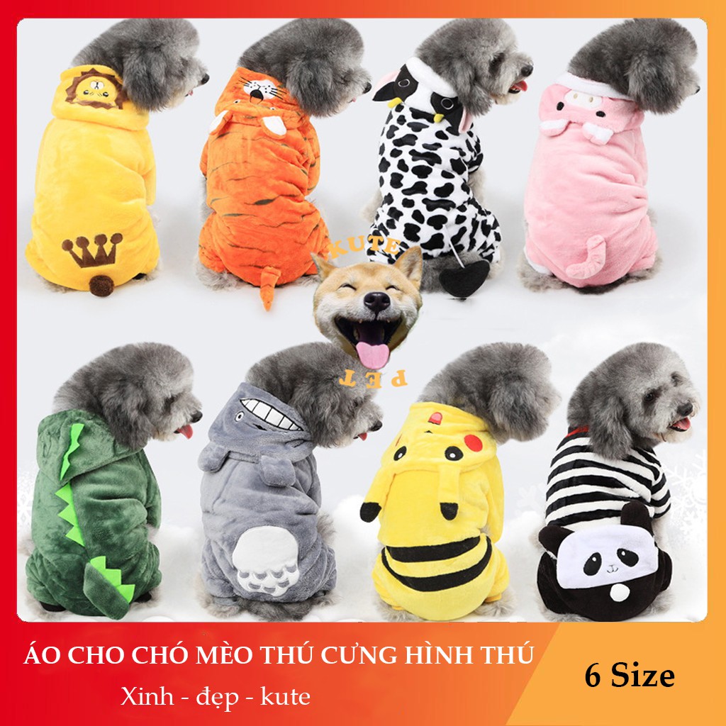 Áo lông 4 chân cho chó mèo - Long Vũ Pet Shop