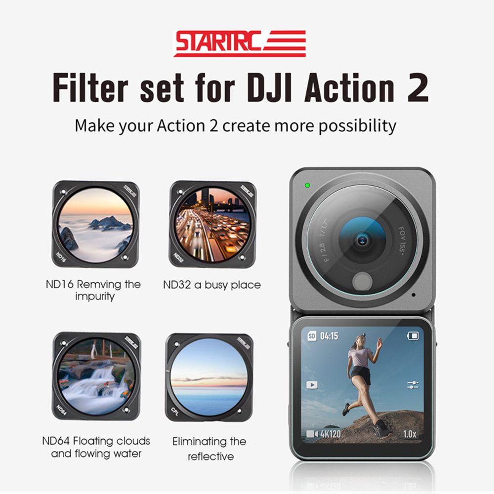 Kính Lọc Quang Học Bảo Vệ Ống Kính Máy Ảnh Cho DJI Action 2