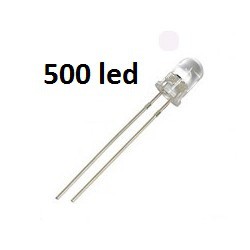 Led đơn 5mm Màu Trắng
