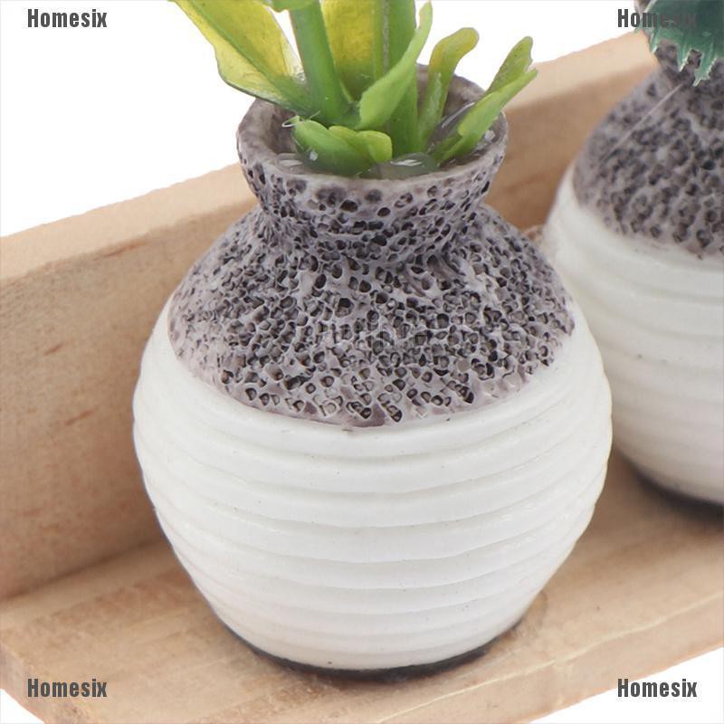 [HoMSI] 1:12 Dollhouse Miniature Wall Hanging Vase Plant Plant Pot Wall Hanging Decor SUU