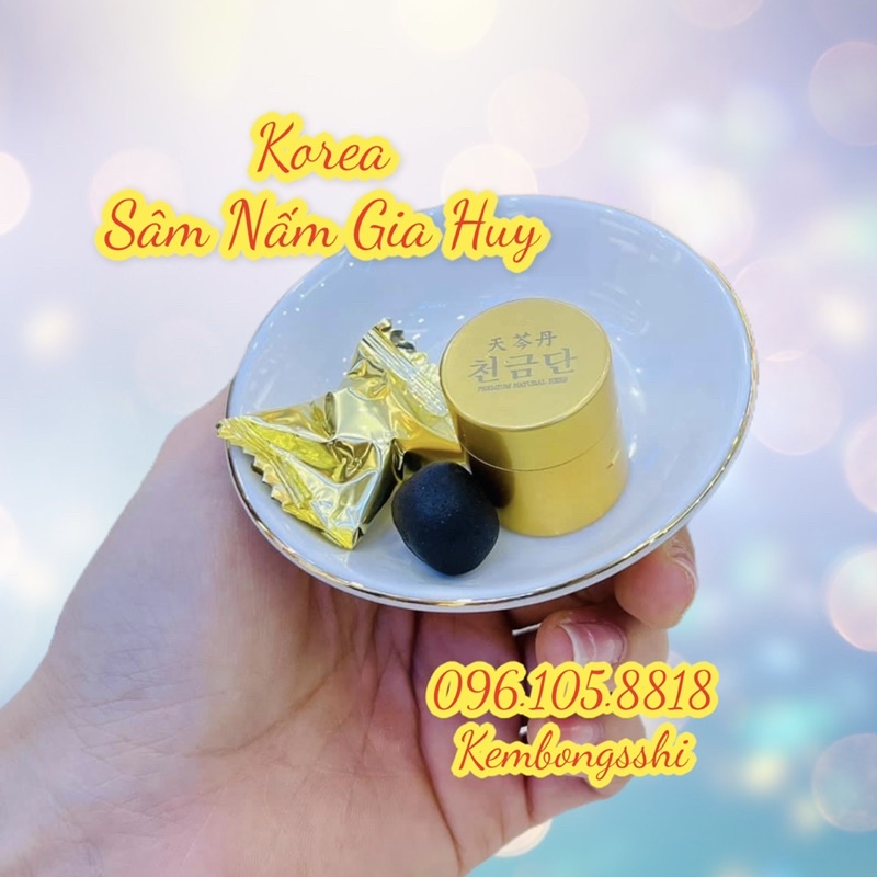 [TRẦM HƯƠNG] An Cung Ngưu Hoàng Hoàn PREMIUM CHEON GEUM DAN Hàn Quốc, Hộp 30V