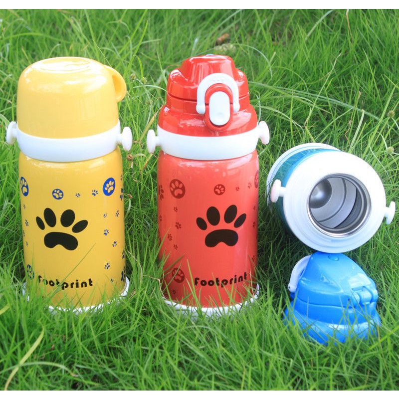 Bình giữ nhiệt cho bé hình bàn chân chó 600ml,,,