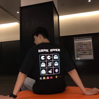 Áo thun phản quang unisex - game over