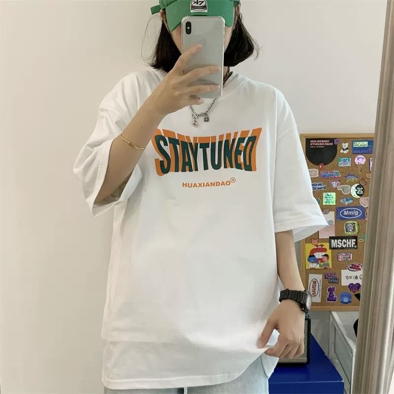 Áo thun tay lỡ Staytuned🥰🥰