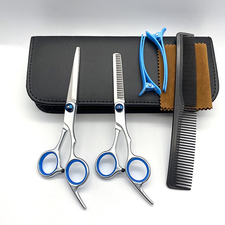⚡Tặng Tông Đơ⚡ Bộ kéo cắt tóc cao cấp thép không gỉ kèm bộ phụ kiện chuyên dụng, kéo tỉa tóc