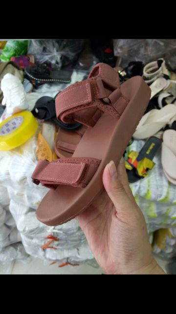 Sandal Học Sinh Nâu hồng siêu nhẹ siêu đẹp FREESHIP