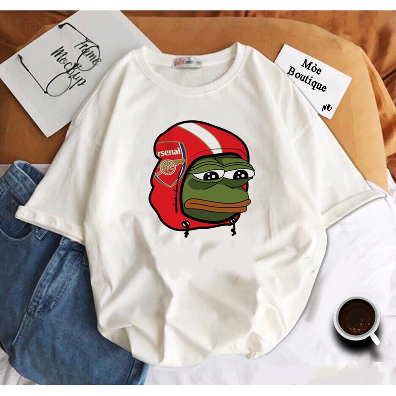 Áo Thun Ếch PEPE Meme Vui Nhộn Unisex