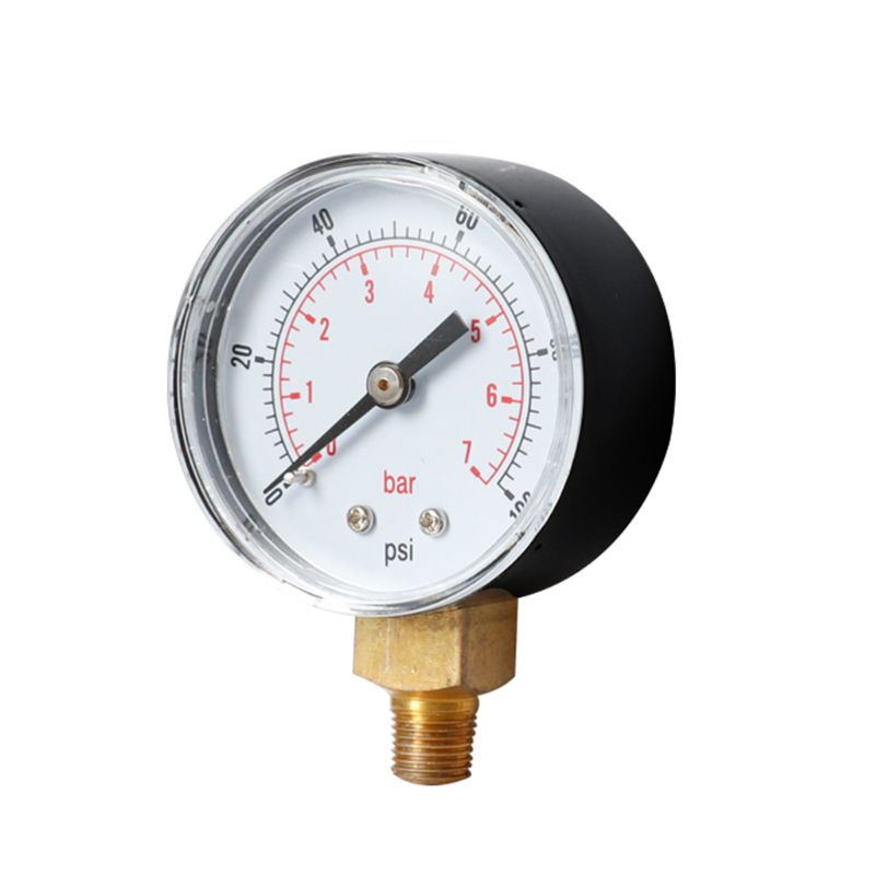 Đồng Hồ Đo Áp Suất Y50 52mm 1 / 4 BSPT 15,30,60,100,150,300PSI