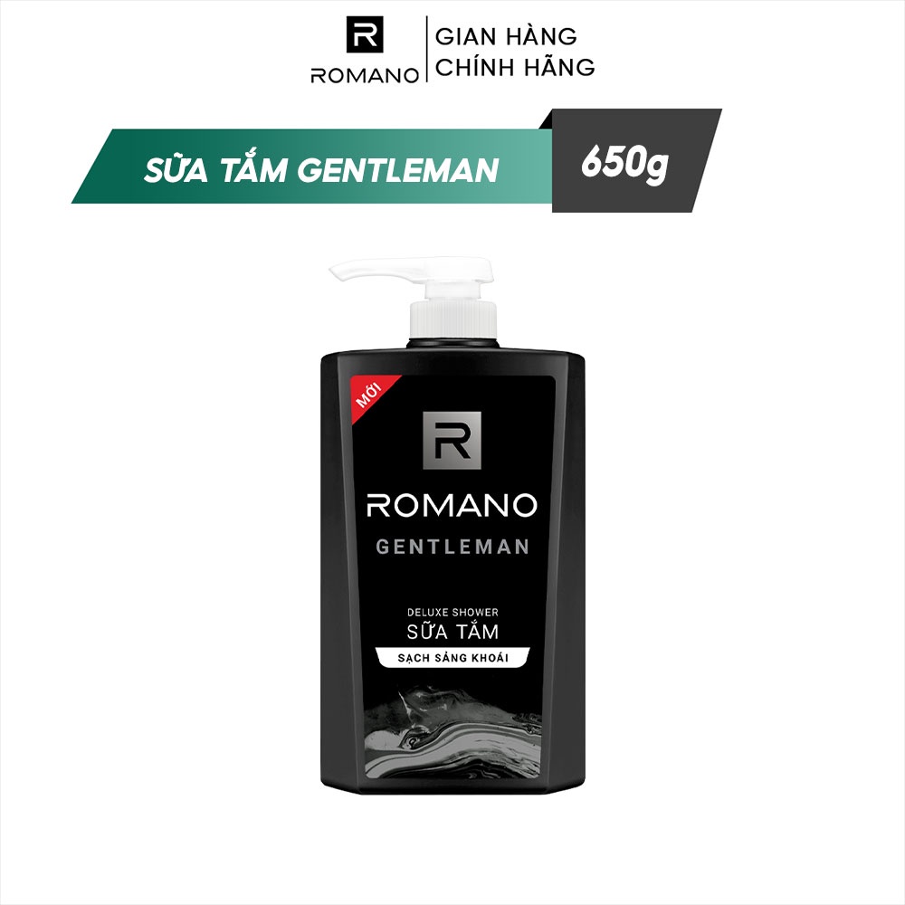 Sữa tắm Romano hương nước hoa 650g