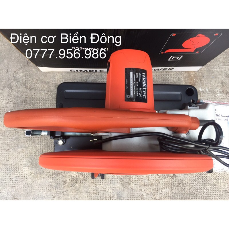 🍓🍍FREESHIP 🍓🍍 Tặng đĩa cắt 355mm Máy cắt sắt MAKTEC MT241 đĩa 355mm 2000W