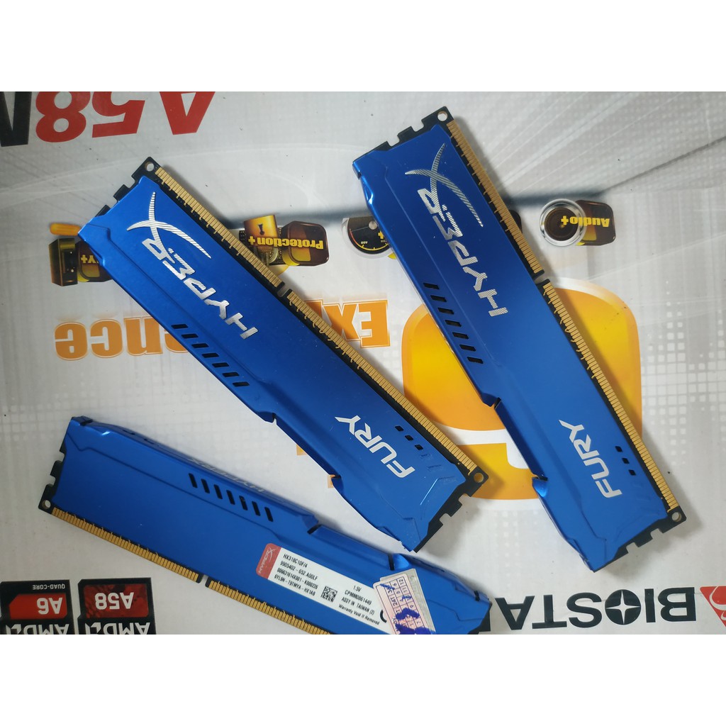 RAM Kingston HyperX Fury Blue 4GB DDR3 CHÍNH HÃNG  ( Tem Viet son phân phối) | BigBuy360 - bigbuy360.vn