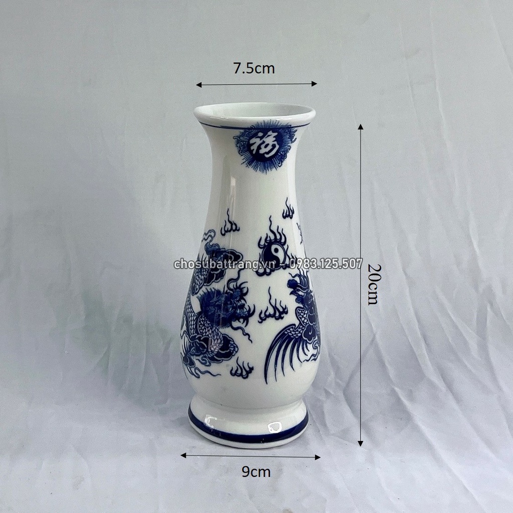 Lọ lộc bình xanh lam - đủ mẫu mã