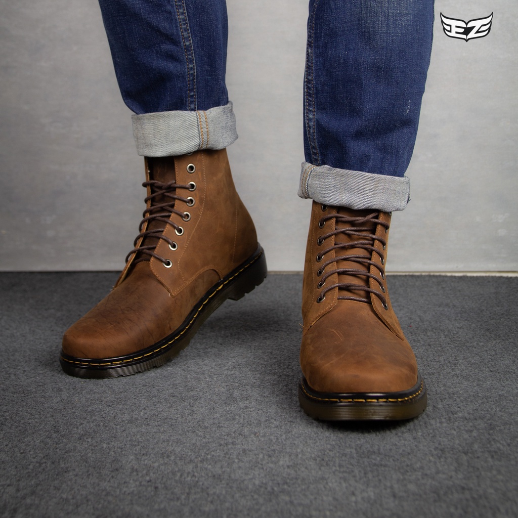 Giày ANRABIAN - Giày Boots da bò sáp ngựa điên nhập khẩu 100% | BigBuy360 - bigbuy360.vn