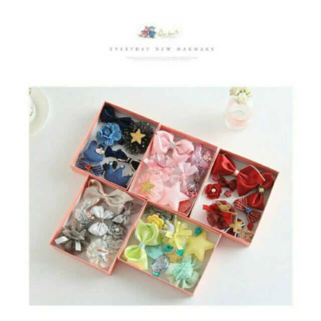 Set kẹp tóc 10 món