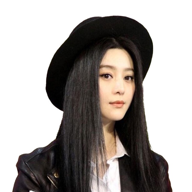(Sale) Mũ đen rộng vành đen  nữ thời trang Hàn quốc! Kết hợp đa năng , mũ đi biển nữ , mũ nữ , mũ đen,