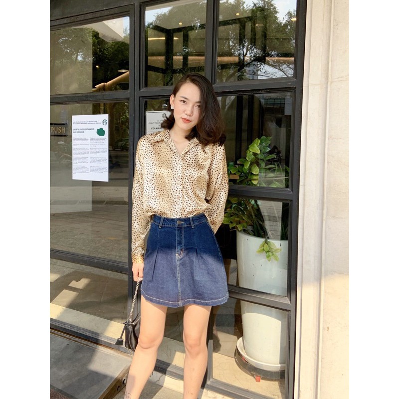 Váy jeans xếp ly AfterBefore | BigBuy360 - bigbuy360.vn