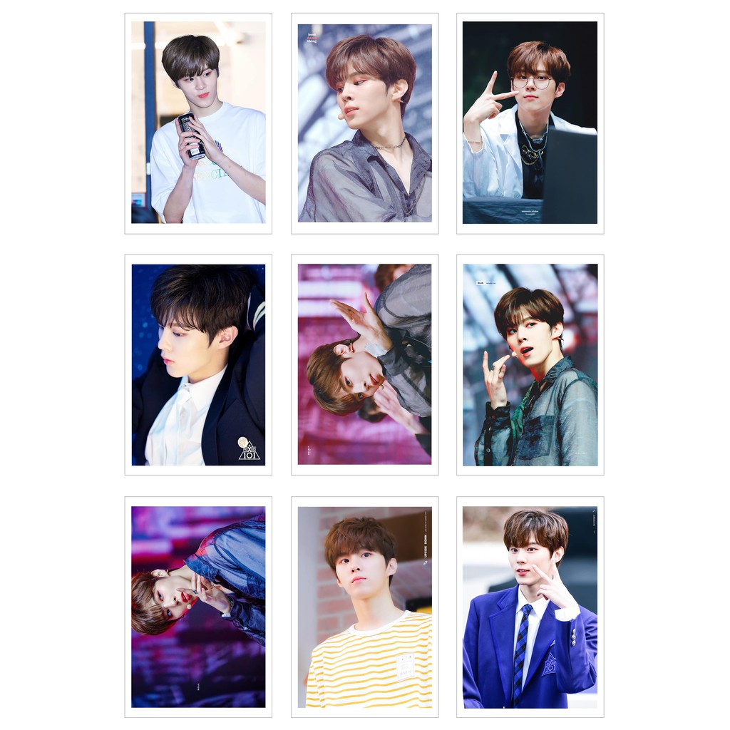 Lomo Card Ảnh KIM WOO SEOK ( WOOSHIN) - X1 ( 45 ảnh)