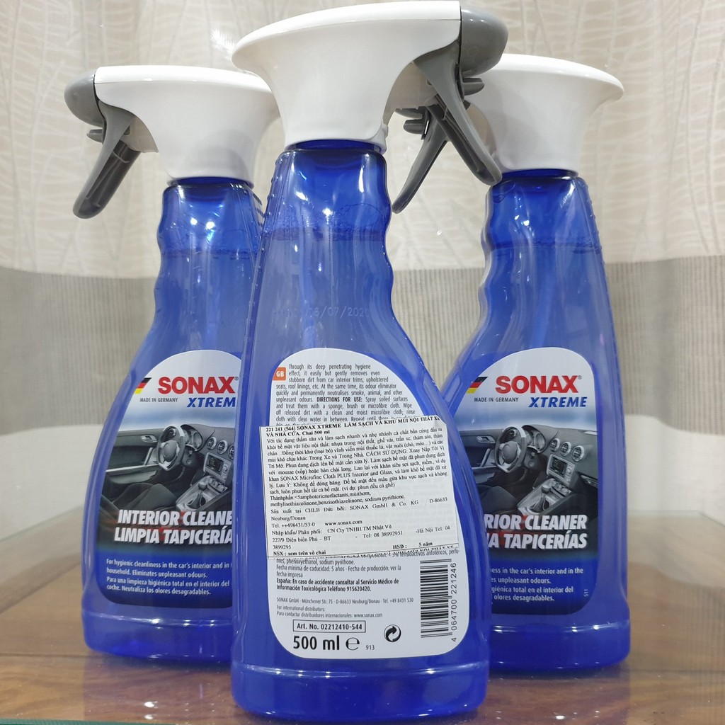 Dung Dịch Làm Sạch Nội Thất Xe Và Khử Mùi SONAX Xtreme Interior Cleaner 500ml