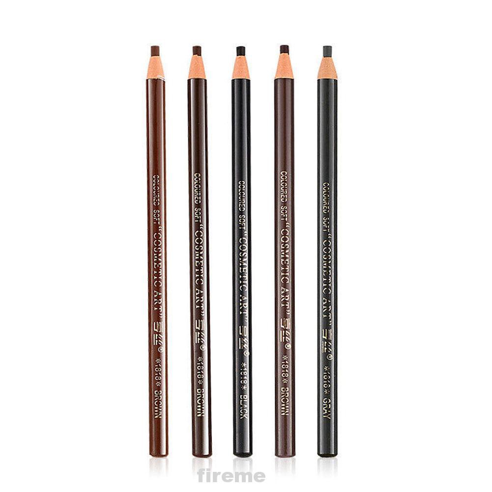 (Hàng Mới Về) Set 5 Chì Kẻ Lông Mày Tự Nhiên Lâu Trôi Thiết Kế Nhỏ Gọn Tiện Dụng