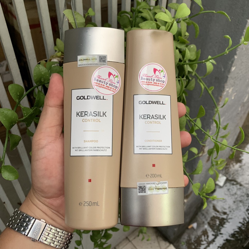 🇩🇪Goldwell🇩🇪Dầu gội suôn mượt Goldwell Kerasilk Control Shampoo 250ml