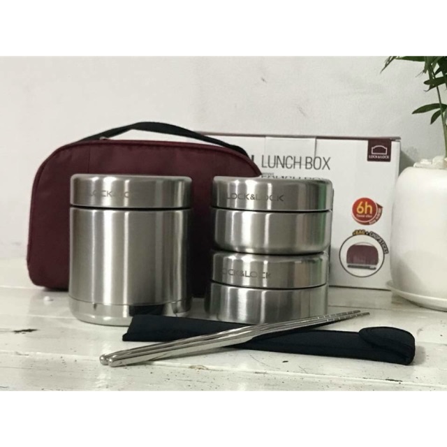 HỘP CƠM GIỮ NHIỆT LOCK&LOCK INOX