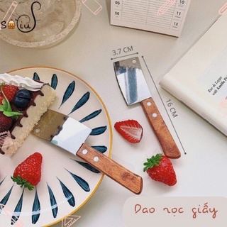 Dao mini unboxing sản phẩm - dao rọc giấy cute