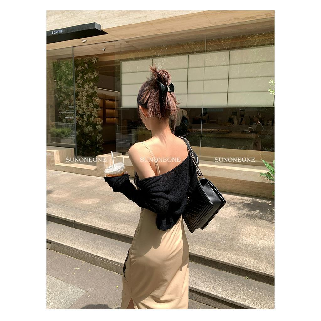 Đầm Hai Dây Dáng Ôm In Họa Tiết Bướm Phong Cách Pháp Thời Trang Mùa Hè Hàng Mới Dành Cho Bạn Nữ