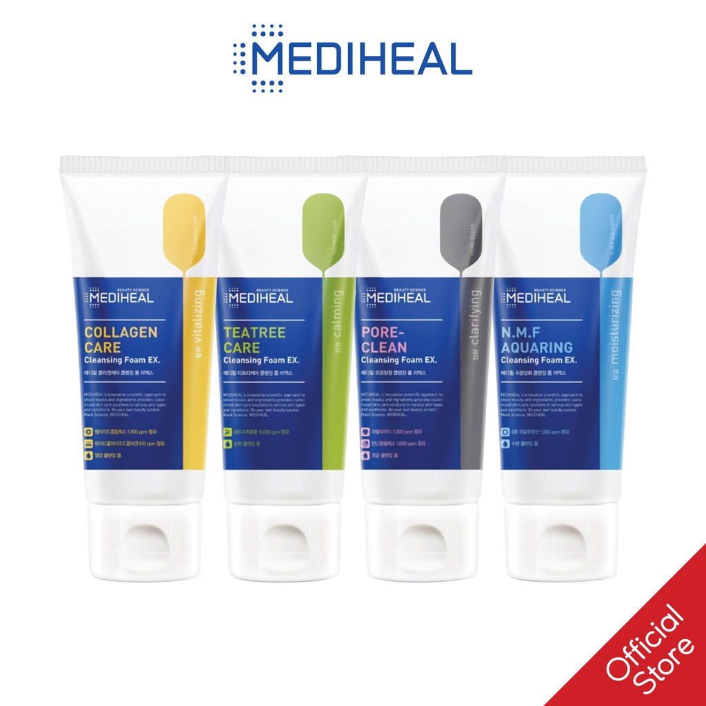 Sữa Rửa Mặt Mediheal Care Cleansing Foam Ex Tea Tree, Collagen