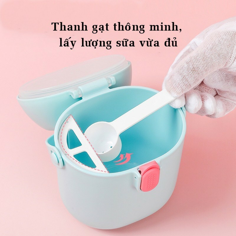 PVN28958 Hộp đựng sữa , hộp chia sữa, đồ ăn cho bé mang ra ngoài T2 .