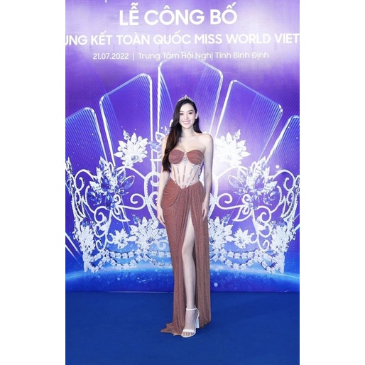 ĐẦM CÚP NHŨ KIM TUYẾN KẾT ĐÁ full size S/M/L/XL