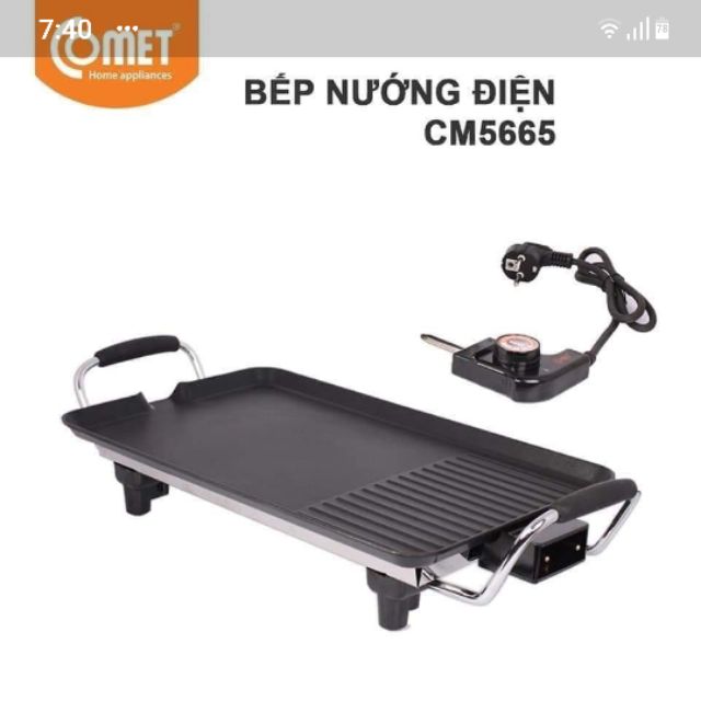 Bếp nướng không khói comet, cm5665